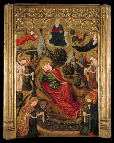 Sueño de San Juan Evangelista en Patmos de Master of Aiguatèbia